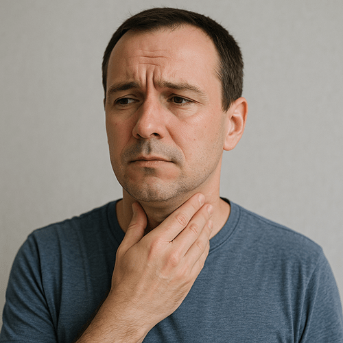 adulto-reflexionando-sobre-cirugia-de-amigdalas-por-infecciones-recurrentes