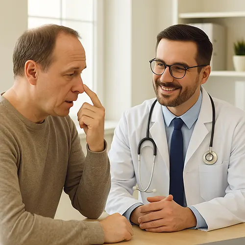 paciente-en-consulta-para-evaluacion-de-cirugia-endoscopica-de-senos-paranasales
